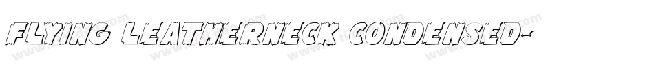Flying Leatherneck Condensed字体转换